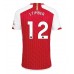 Maillot de foot Arsenal Jurrien Timber #12 Domicile vêtements 2023-24 Manches Courtes